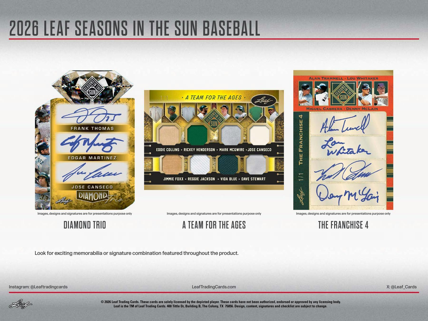 2026 Leaf Seasons in the Sun Baseball Hobby Box | Columbia Sports Cards | Columbia Hobby - Sports Card Boxes - Toploaders - Card Savers.