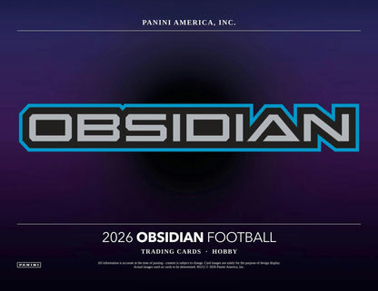 2026 Panini Obsidian Football Hobby Box sell sheet 1