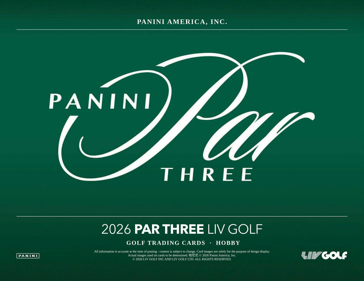 2026 Panini Par Three LIV Golf Hobby Box sell sheet 1