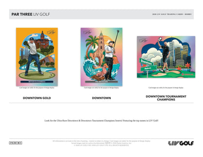 2026 Panini Par Three LIV Golf Hobby Box sell sheet 4