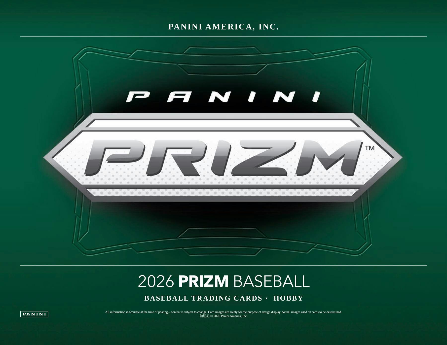 2026 Panini Prizm Baseball Hobby Box | Columbia Sports Cards.