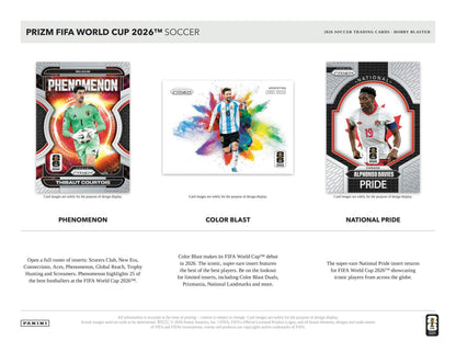 2026 Panini Prizm FIFA World Cup Soccer Blaster Hobby Box | Columbia Sports Cards | Columbia Hobby - Sports Card Boxes - Toploaders - Card Savers.