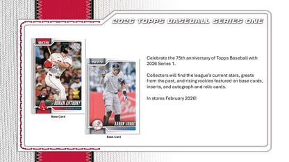 2026 Topps Series 1 Baseball Mega Box | Columbia Sports Cards