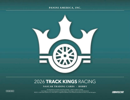 2026 Panini Track Kings NASCAR Racing Hobby Box sell sheet 1