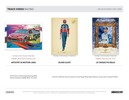 2026 Panini Track Kings NASCAR Racing Hobby Box sell sheet 5