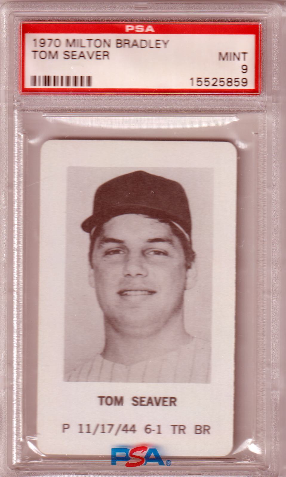 TOM SEAVER 1970 Milton Bradley PSA 9 MINT -