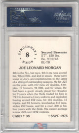 JOE MORGAN 1975 SSPC #38 PSA 9 MINT - REDS