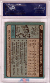 OZZIE SMITH 1980 Topps #393 PSA 8 NM-MT - HOF PADRES