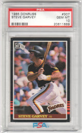 Steve Garvey 1985 Donruss #307 PSA 10 GEM MINT - PADRES