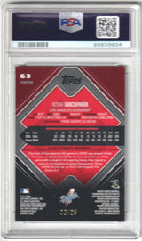 NOMAR GARCIAPARRA 2006 Topps Finest Black Xfractor #/25 PSA 9 MINT Pop 1