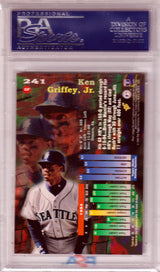 KEN GRIFFEY JR. 1995 Topps Stadium Club #241 PSA 10 GEM MINT - MARINERS