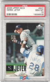 DEREK JETER 2006 Upper Deck #307 PSA 10 GEM MINT - YANKEES