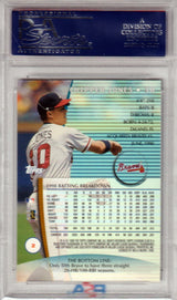 CHIPPER JONES 1999 Topps Stadium Club #2 PSA 10 GEM MINT - BRAVES Pop 11