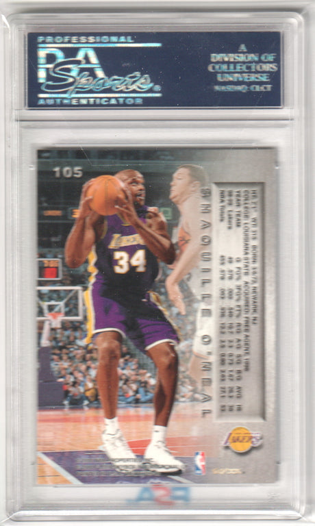 SHAQUILLE O'NEAL 1999 Skybox Metal #105 PSA 10 GEM MINT - LAKERS