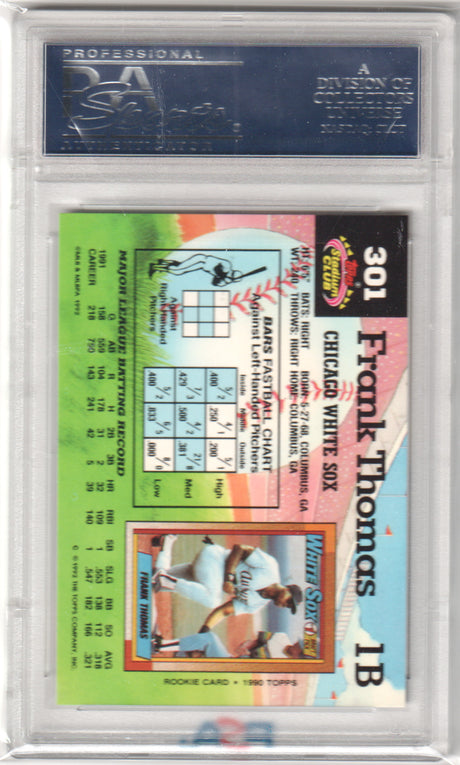 FRANK THOMAS 1992 Topps Stadium Club #301 PSA 10 GEM MINT - WHITE SOX