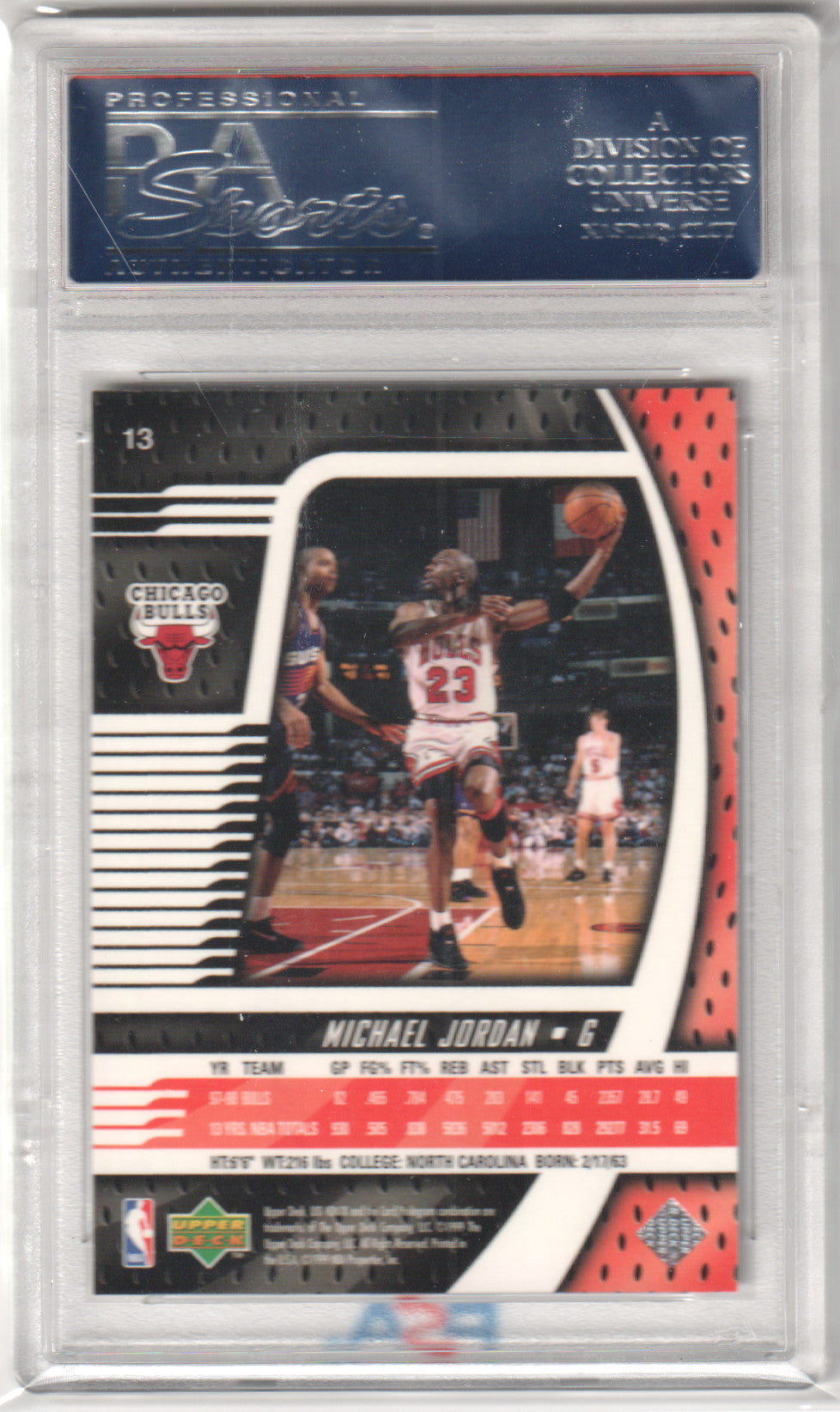 Michael Jordan 1998 Upper Deck Ionix #13 PSA 10 -