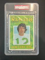 JOE NAMATH 1971 Topps Pin-Ups #4 PSA 4 VG-EX - JETS