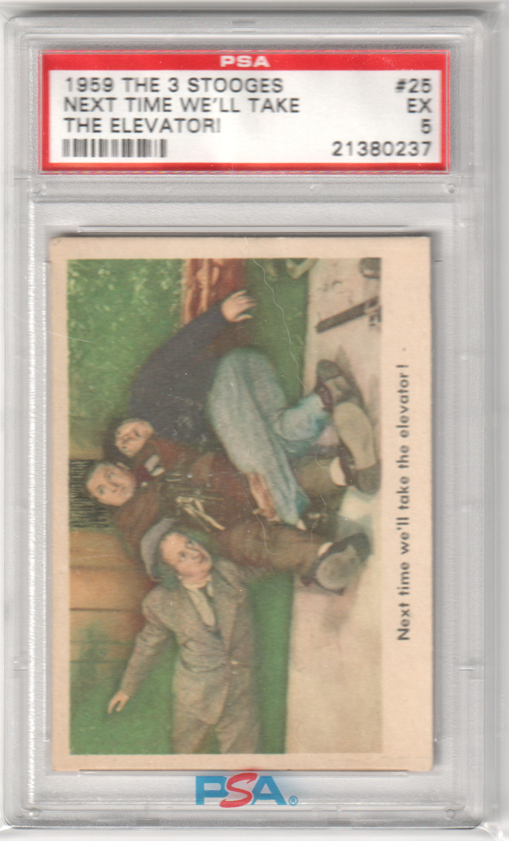 1959 The 3 Stooges Next Time We'll Take #25 PSA 5