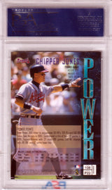 CHIPPER JONES 1997 Topps Finest #108 PSA 10 GEM MINT - BRAVES Pop 7