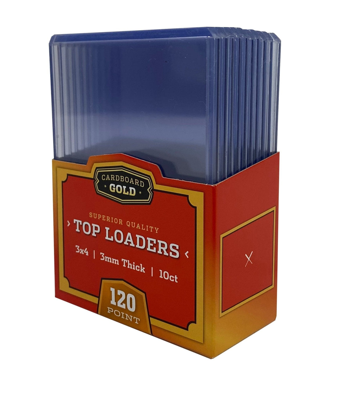 Cardboard Gold 120pt Thick Card Toploaders 10ct pack - Columbia Sports Cards - image 2