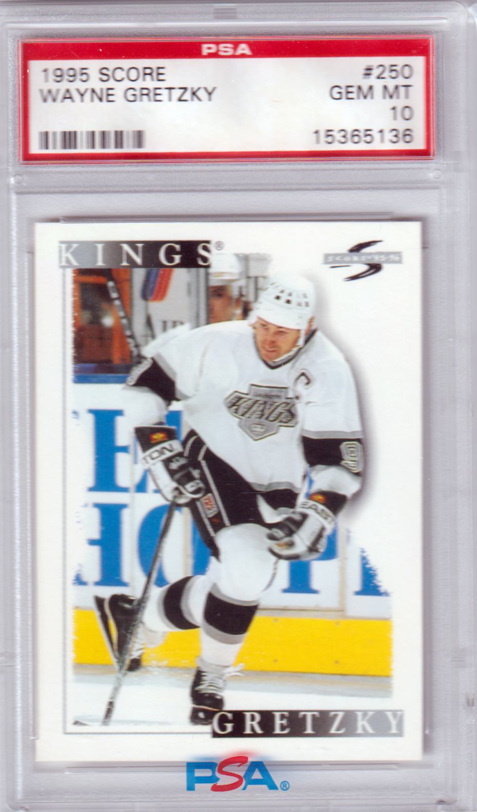 WAYNE GRETZKY 1995-96 Score #250 PSA 10 GEM MINT - KINGS