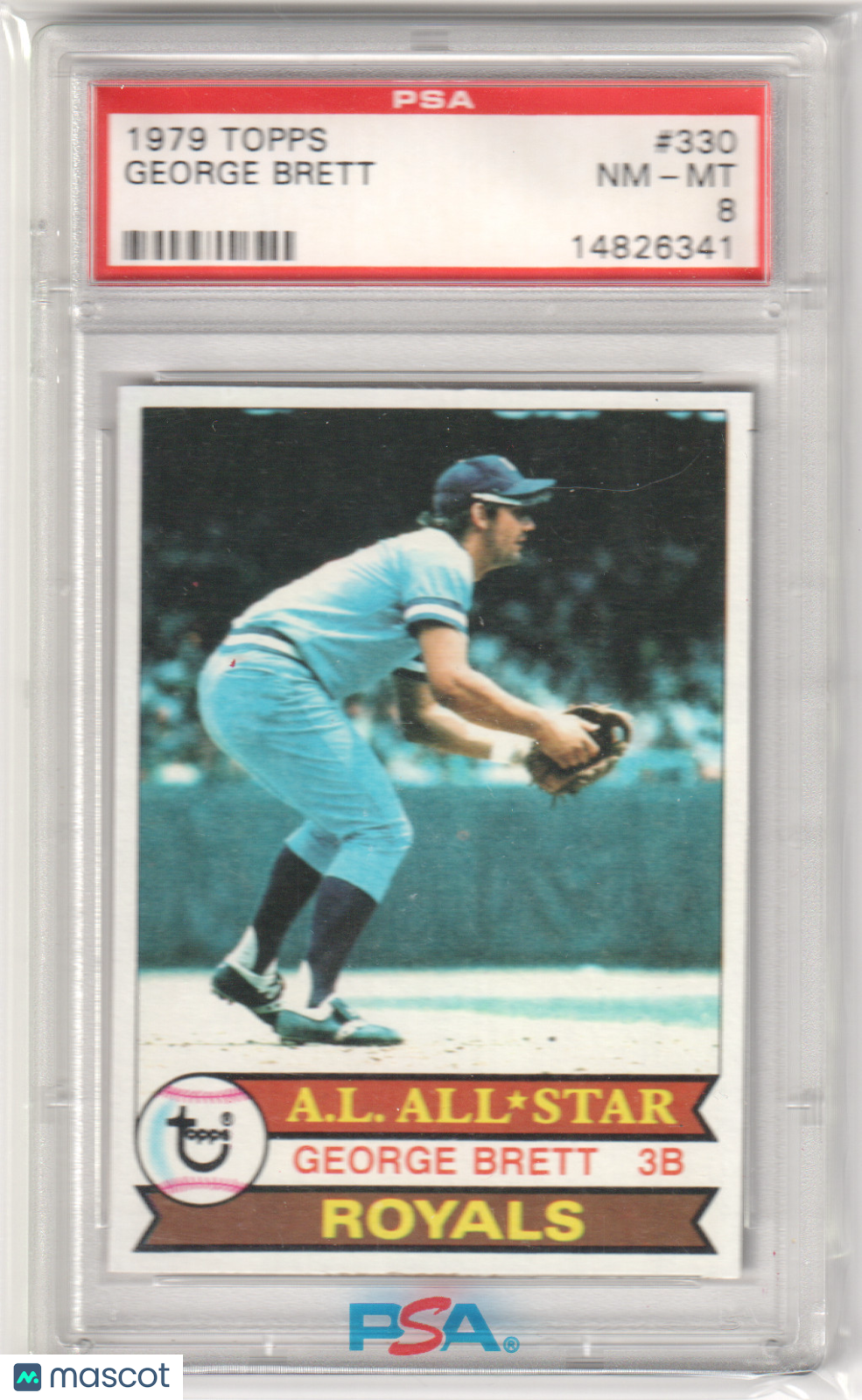 GEORGE BRETT 1979 Topps #330 PSA 8 NM-MT - ROYALS