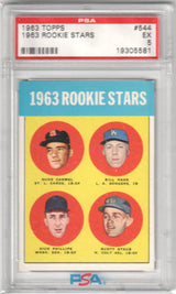 RUSTY STAUB 1963 Rookie Stars 1963 Topps #544 PSA 5 EX - METS