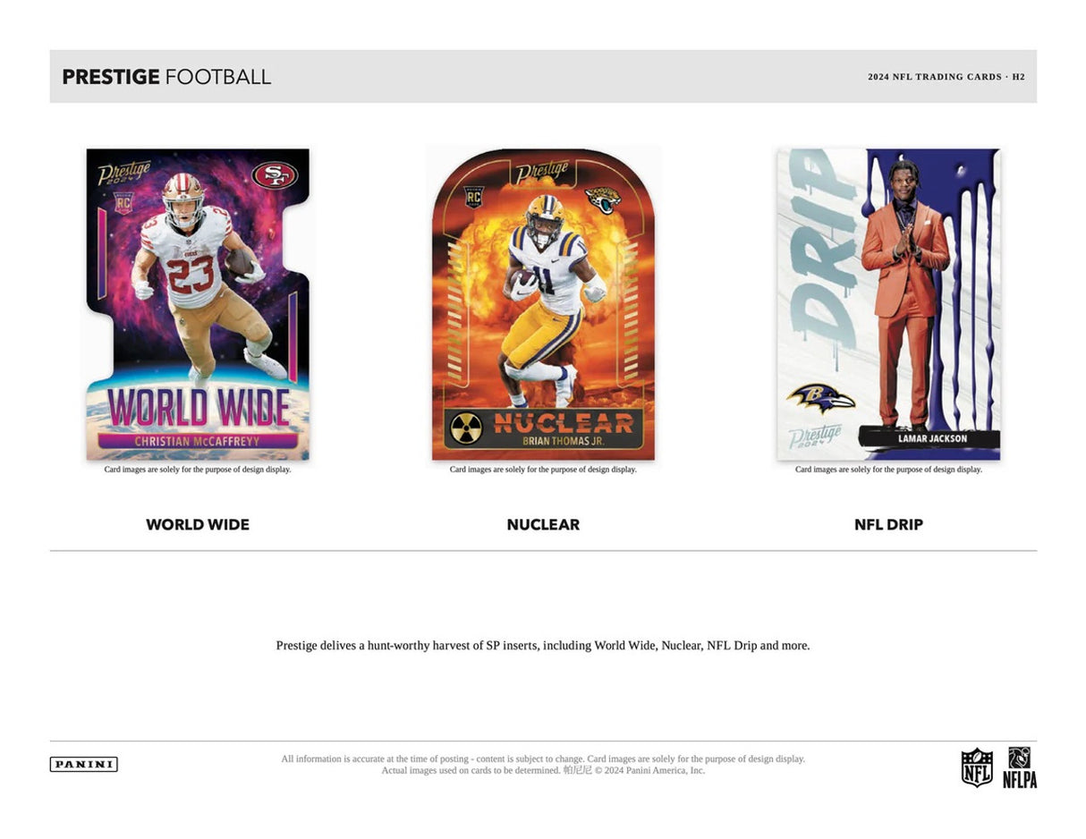 2024 Panini Prestige Football Hobby H2 Box