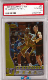 SHAQUILLE O'NEAL 1996-97 Bowman's Best #70 PSA 10 GEM MINT - LAKERS