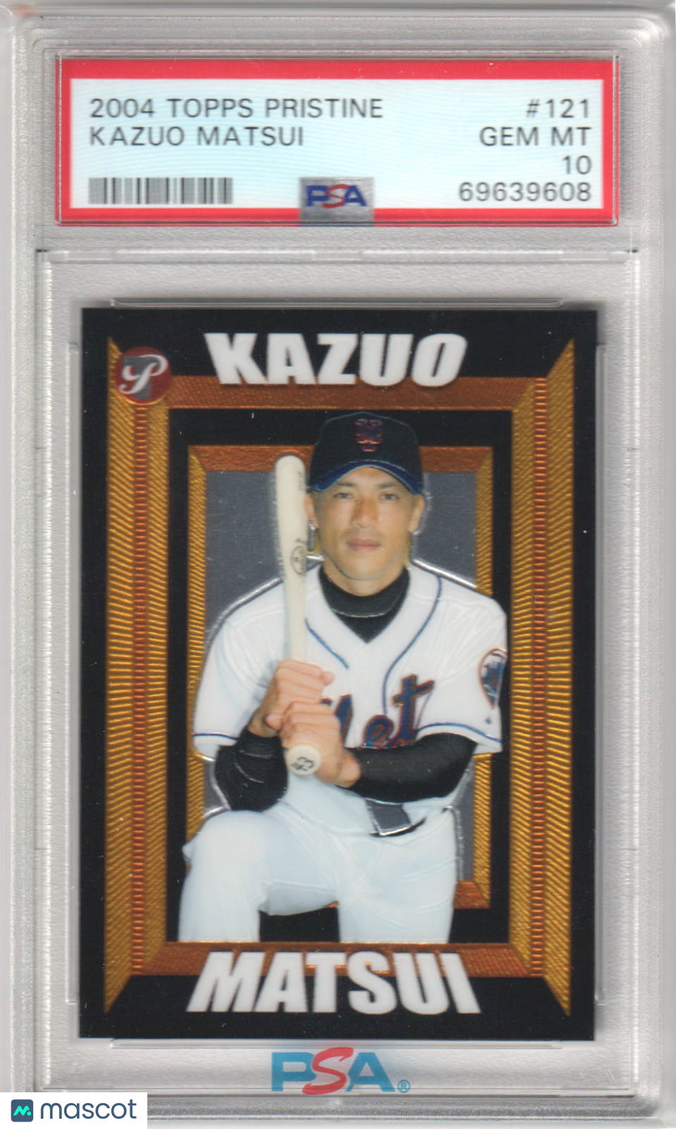 KAQUAO MATSUI 2004 Topps Pristine #121 PSA 10 GEM MINT - METS Pop 1