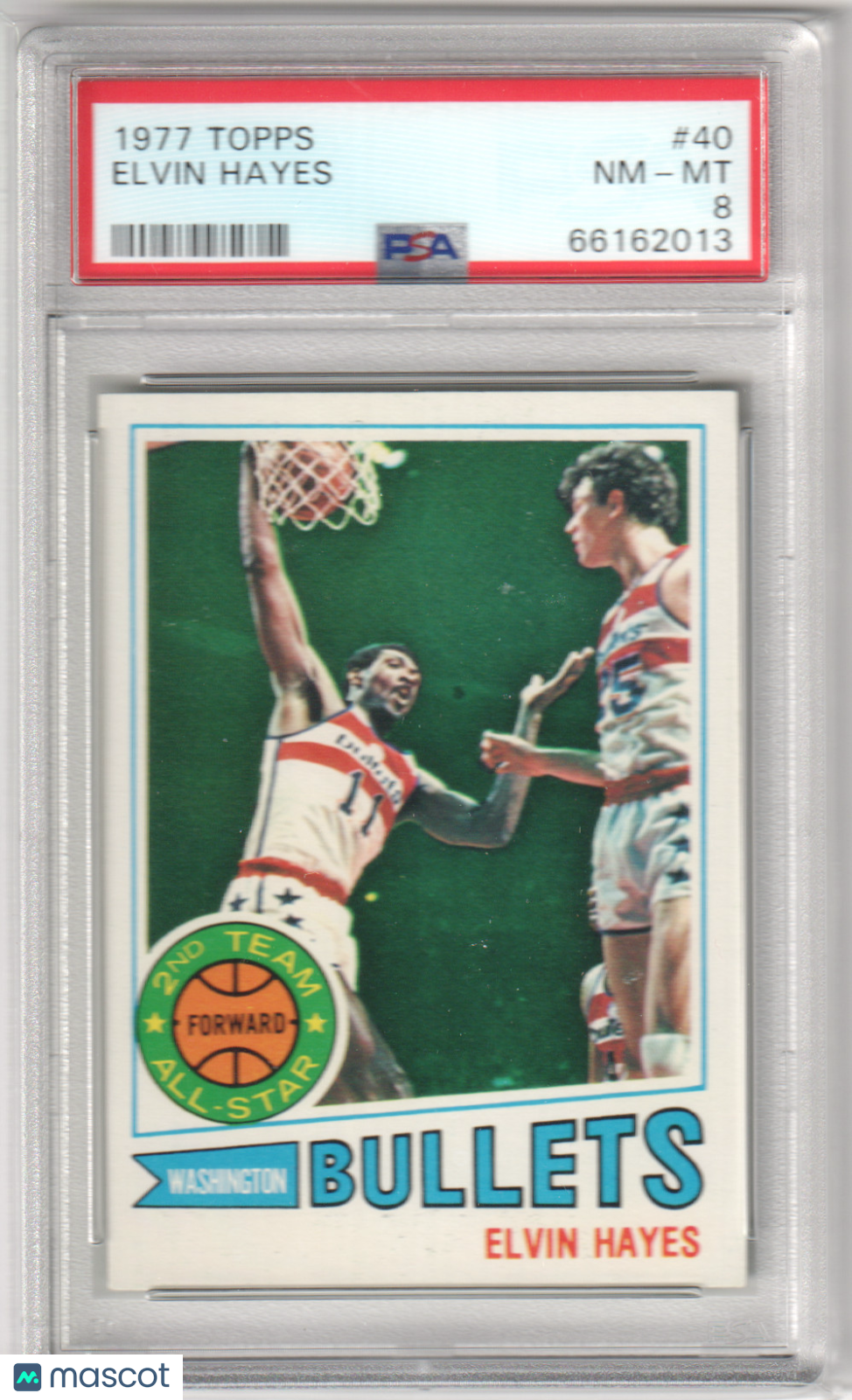 ELVIN HAYES 1977-78 Topps #40 PSA 8 NM-MT - BULLETS
