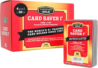 200ct Card Saver 1 Red Box - Cardboard Gold - Columbia Sports Cards