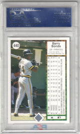 BARRY BONDS 1989 Upper Deck #440 PSA 10 GEM MINT - PIRATES