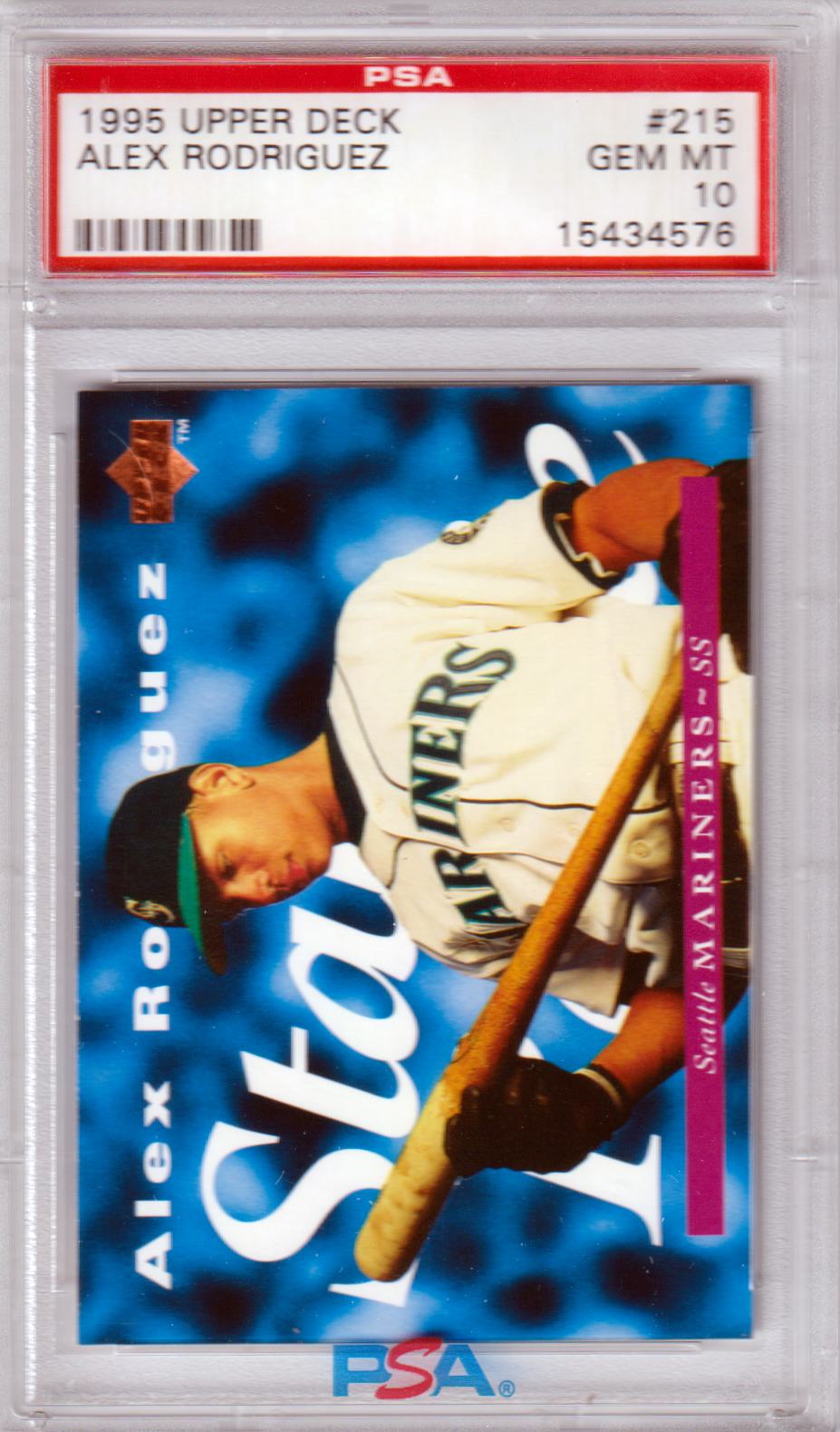 ALEX RODRUGUEZ 1995 Upper Deck Star Rookie #215 PSA 10 -