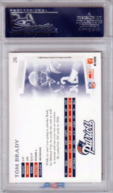 TOM BRADY 2007 Donruss Threads #26 PSA 10 GEM MINT - PATRIOTS