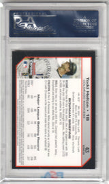 TODD HELTON 2004 Bowman Chrome #43 Refractor PSA 10 GEM MINT - ROCKIES Pop 2