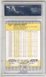 GEORGE BRETT 1989 Fleer #277 PSA 10 GEM MINT - ROYALS