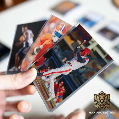 Max Protection 35pt Trading Card Toploaders plus Soft Sleeves - Columbia Sports Cards - image 6