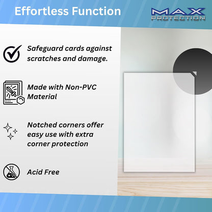 Max Protection Notched Soft Sleeves - Columbia Sports Cards - image 3