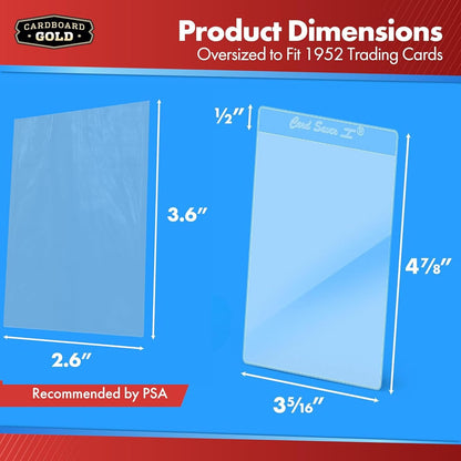 Card Saver 1 Plus Sleeves Red Box - Cardboard Gold - Columbia Sports Cards - image 2