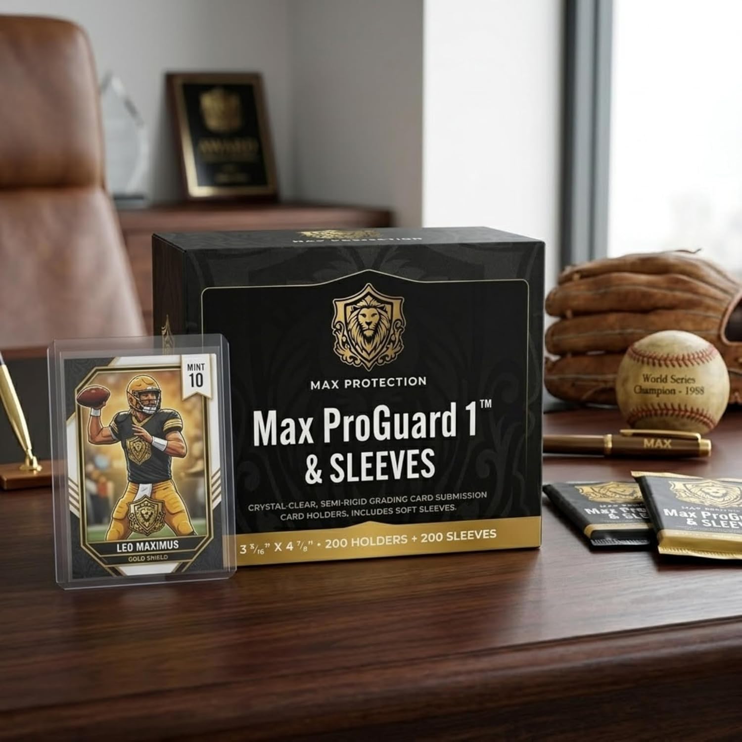 Max Protection Pro-Guard Semi Rigid Card Holders w/Sleeves - 200ct Box | Columbia Hobby - Sports Card Boxes - Toploaders - Card Savers.