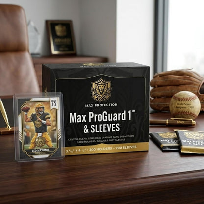 Max Protection Pro-Guard Semi Rigid Card Holders w/Sleeves - 200ct Box | Columbia Hobby - Sports Card Boxes - Toploaders - Card Savers.