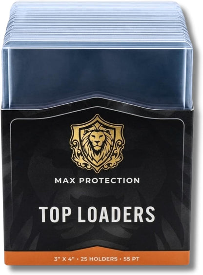 Max Protection 55pt Trading Card Toploaders 25ct pack - Columbia Sports Cards