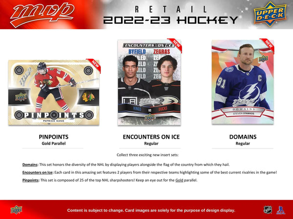 2022-23 Upper Deck MVP Hockey Retail 36-Pack Box