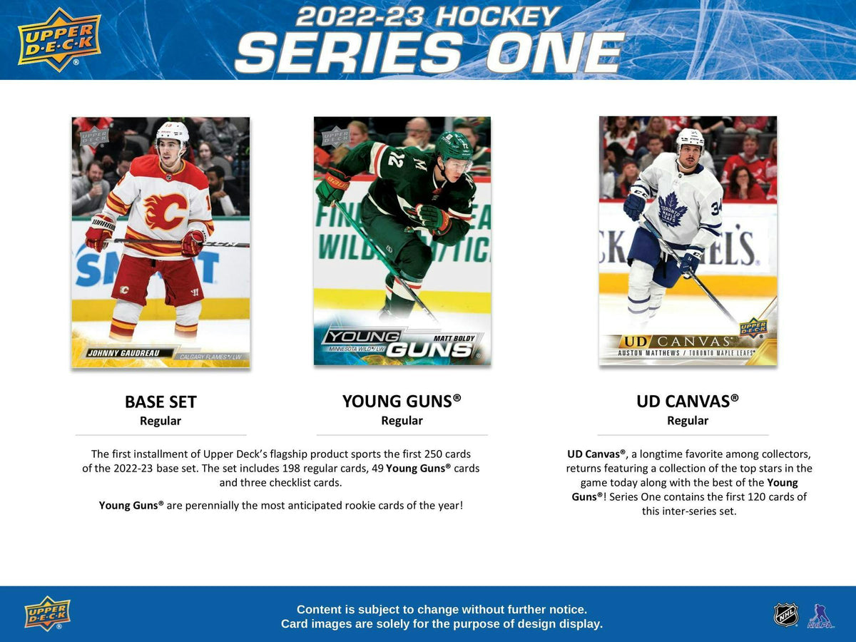 2022/23 Upper Deck Series 1 Hockey Blaster Box - image 3
