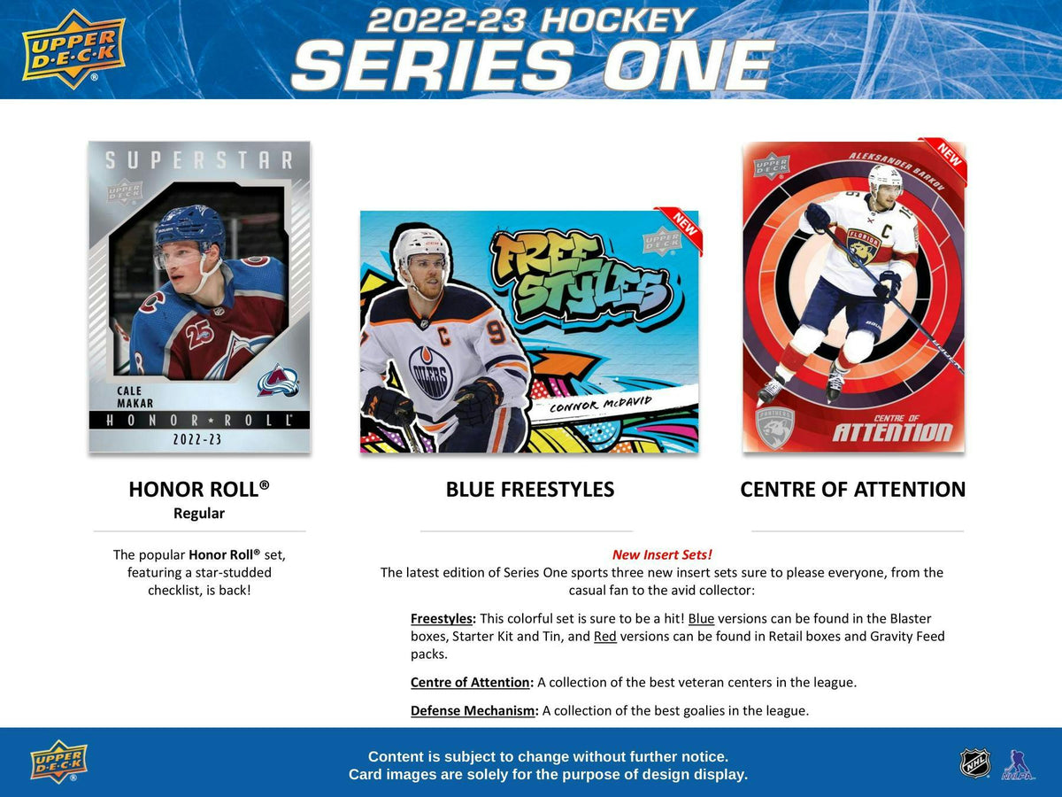 2022/23 Upper Deck Series 1 Hockey Blaster Box - image 4