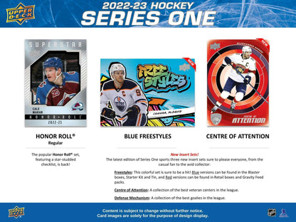 2022/23 Upper Deck Series 1 Hockey Blaster Box - image 4