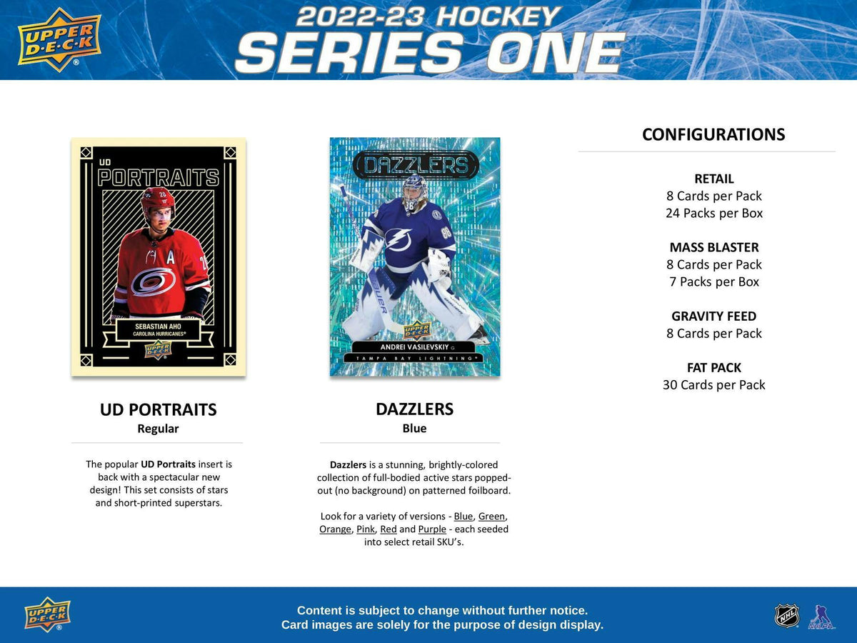 2022/23 Upper Deck Series 1 Hockey Blaster Box - image 5