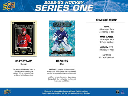 2022/23 Upper Deck Series 1 Hockey Blaster Box - image 5