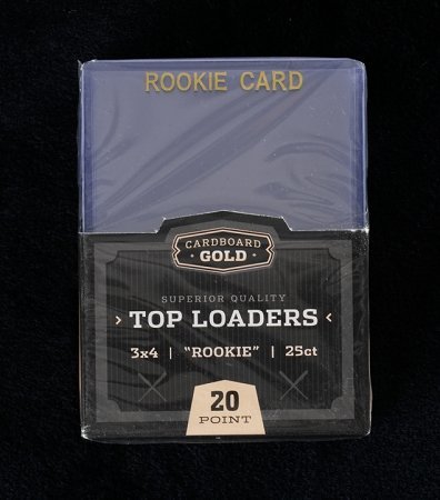 3x4 Card Topload Holder - Rookie Gold - 25ct | Columbia Sports Cards & More.